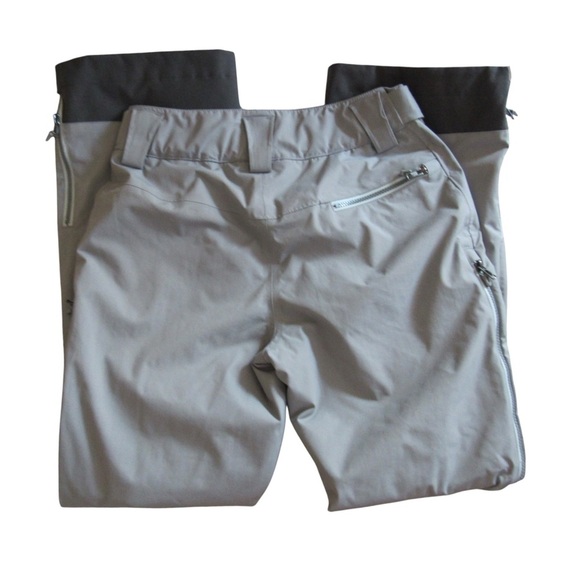Marmot Gray Refuge Snow Pants Ski Snowboard Small Recco Insulated Zip Pockets - Picture 6 of 14